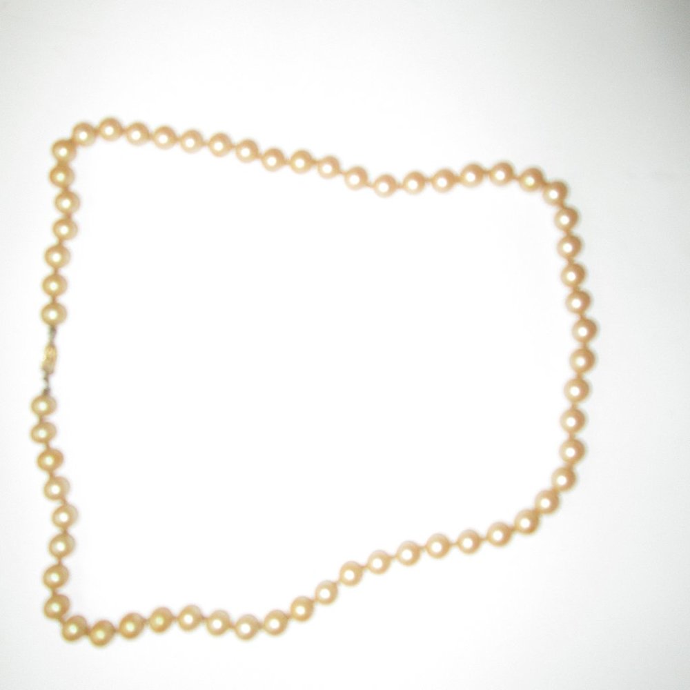 Faux Pearl Necklace 8mm 21 inches
